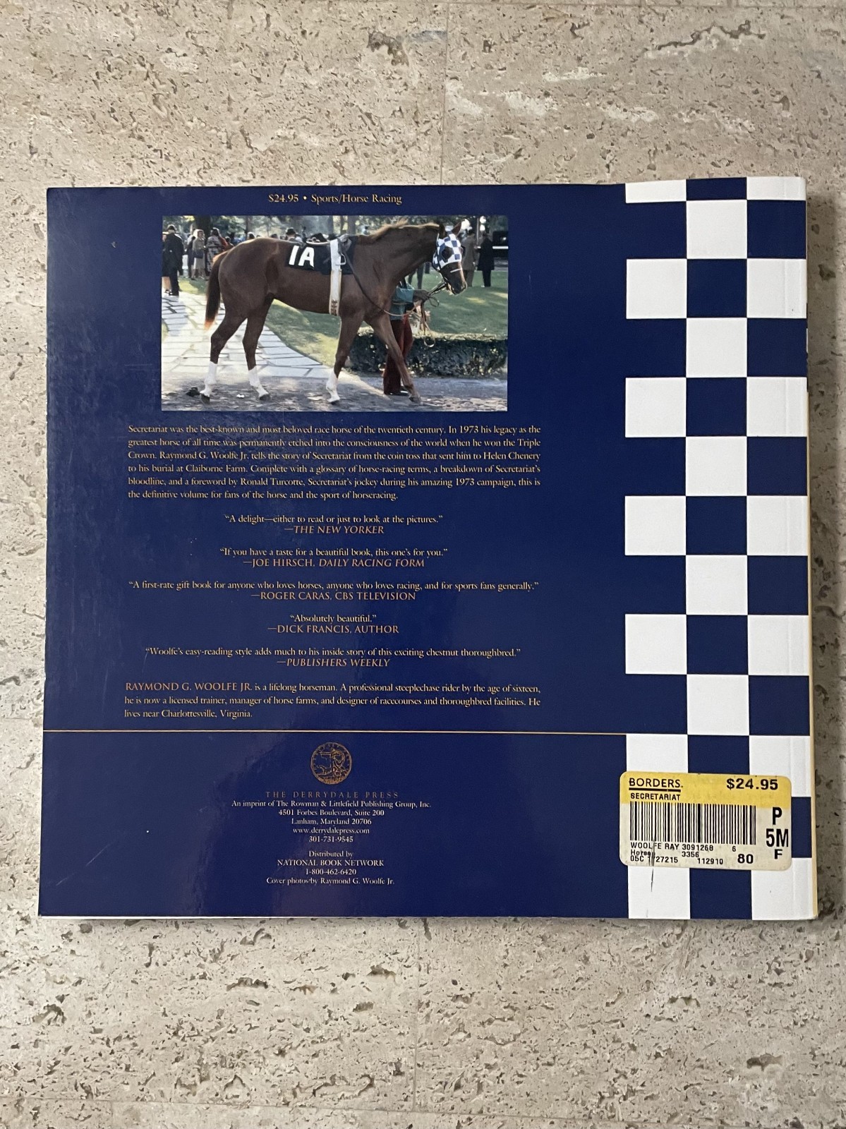 Secretariat, Woolfe Jr., Raymond G., 10.5 X 10 Inches Paperback