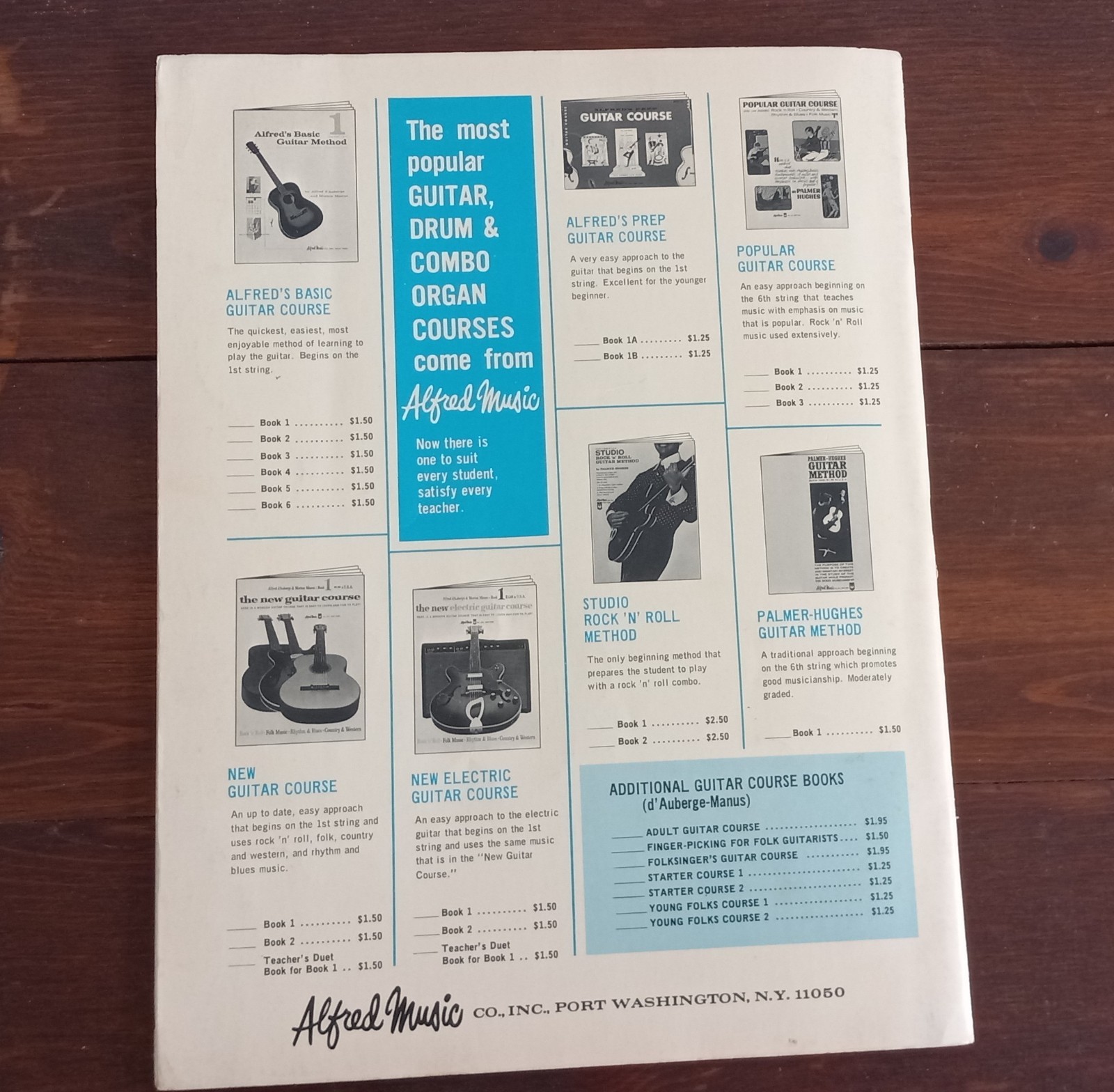 Vintage 1958 Alfred’s Basic GUITAR Method #5 39 Pages