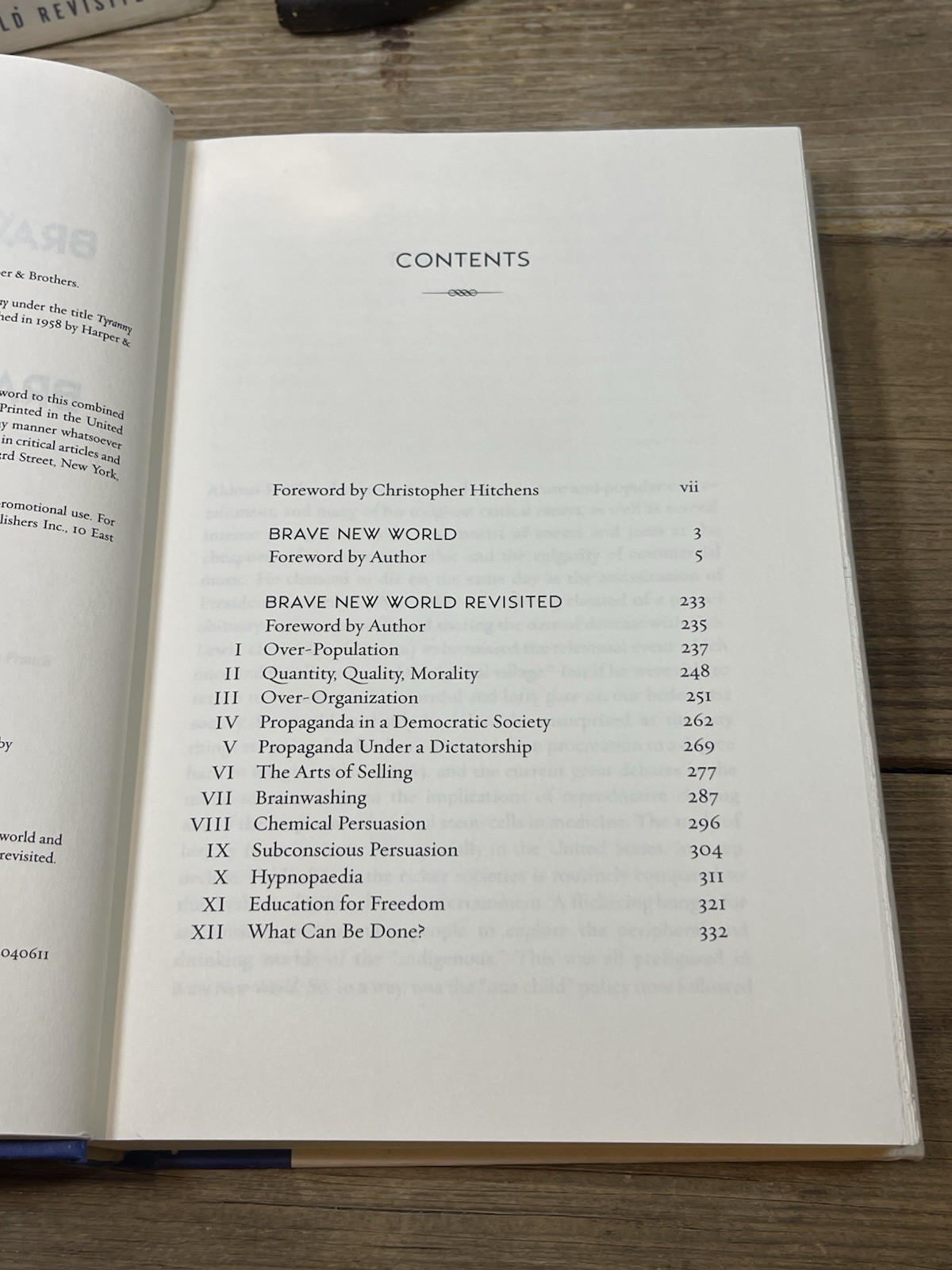 “Brave New World & Brave New World Revisited” HC VERY GOOD