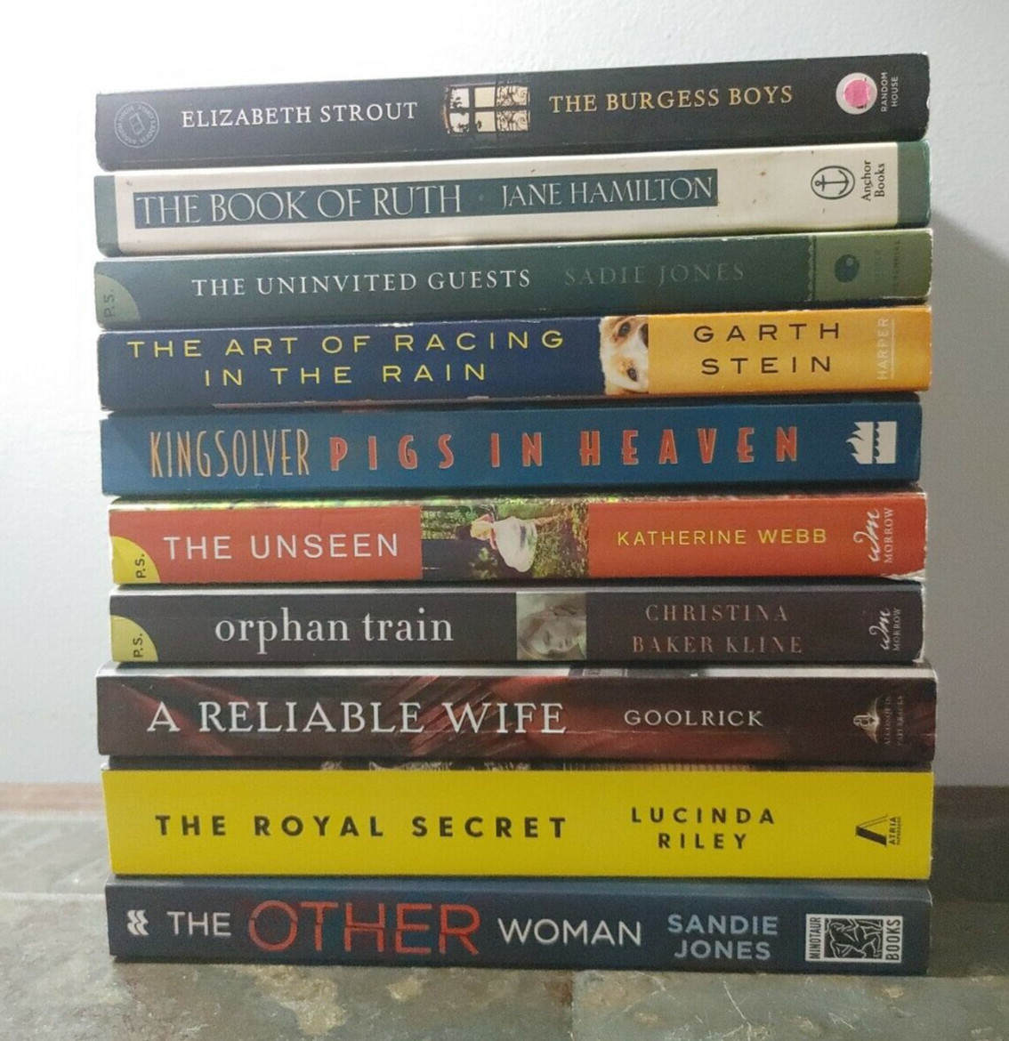 RANDOM MIX Lot of 10 Popular Fiction Paperback Books MYSTERY Suspense HISTORICAL