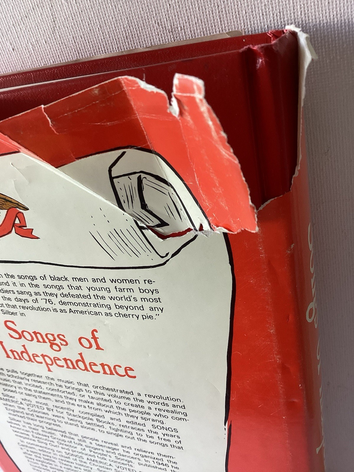 Songs of Independence compiled by Irwin Silber Vtg 1973 Book American Music