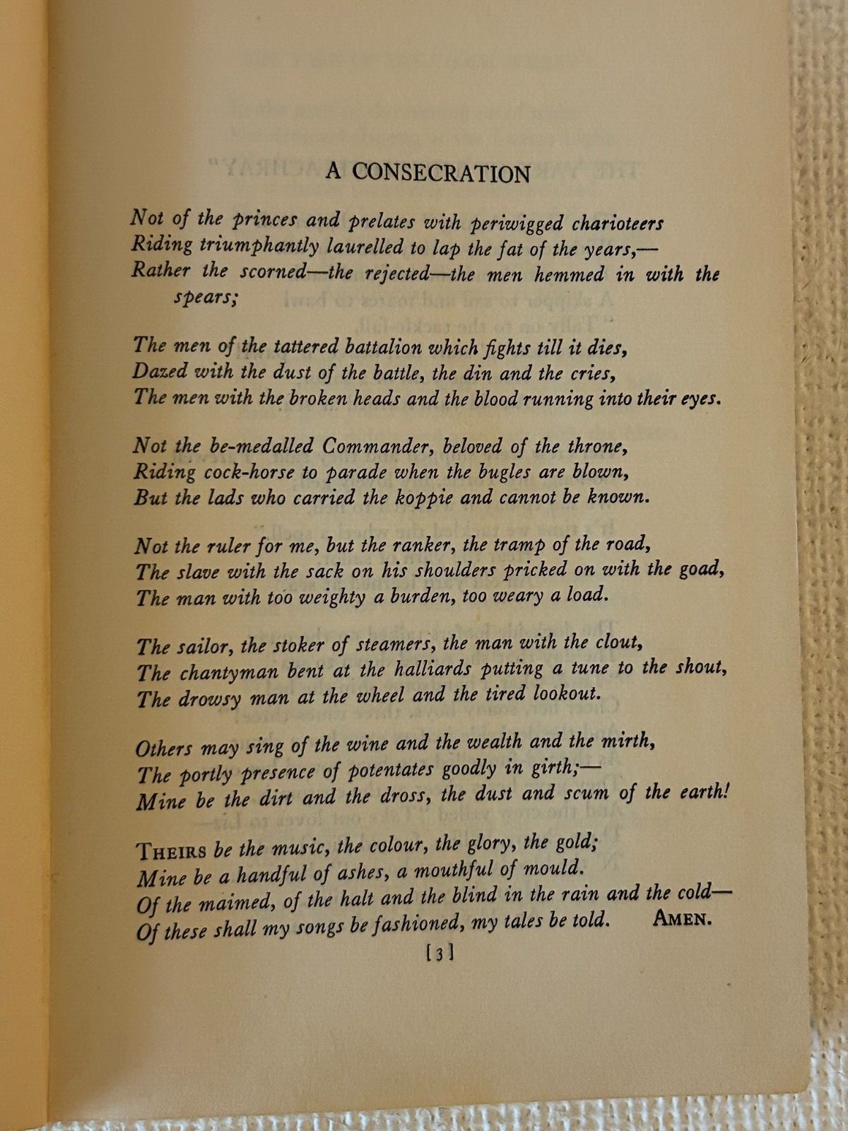 Collected Poems of John Masefield; Volume one POEMS; The MacMillan Company, 1925