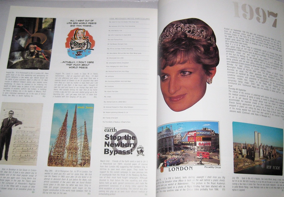 The Postcard Century: 2000 Cards & Their Messages, paperback 2000 mint condition