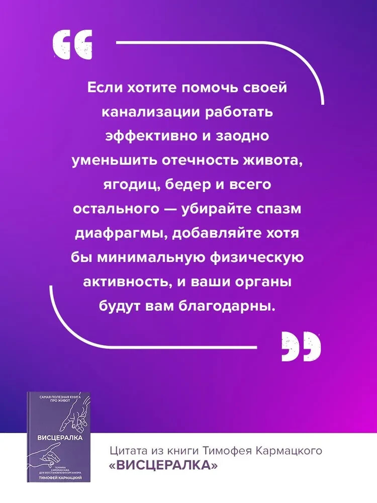 Висцералка. Техника самомассажа для восстановления организма Тимофей Кармацкий