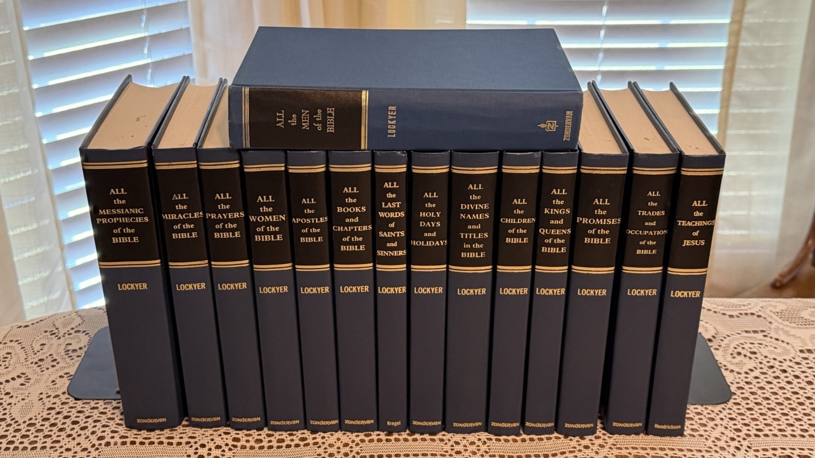 Herbert Lockyer „ALL the ….“ Bible Book Series Set 15 Volume Lot HC Zondervan