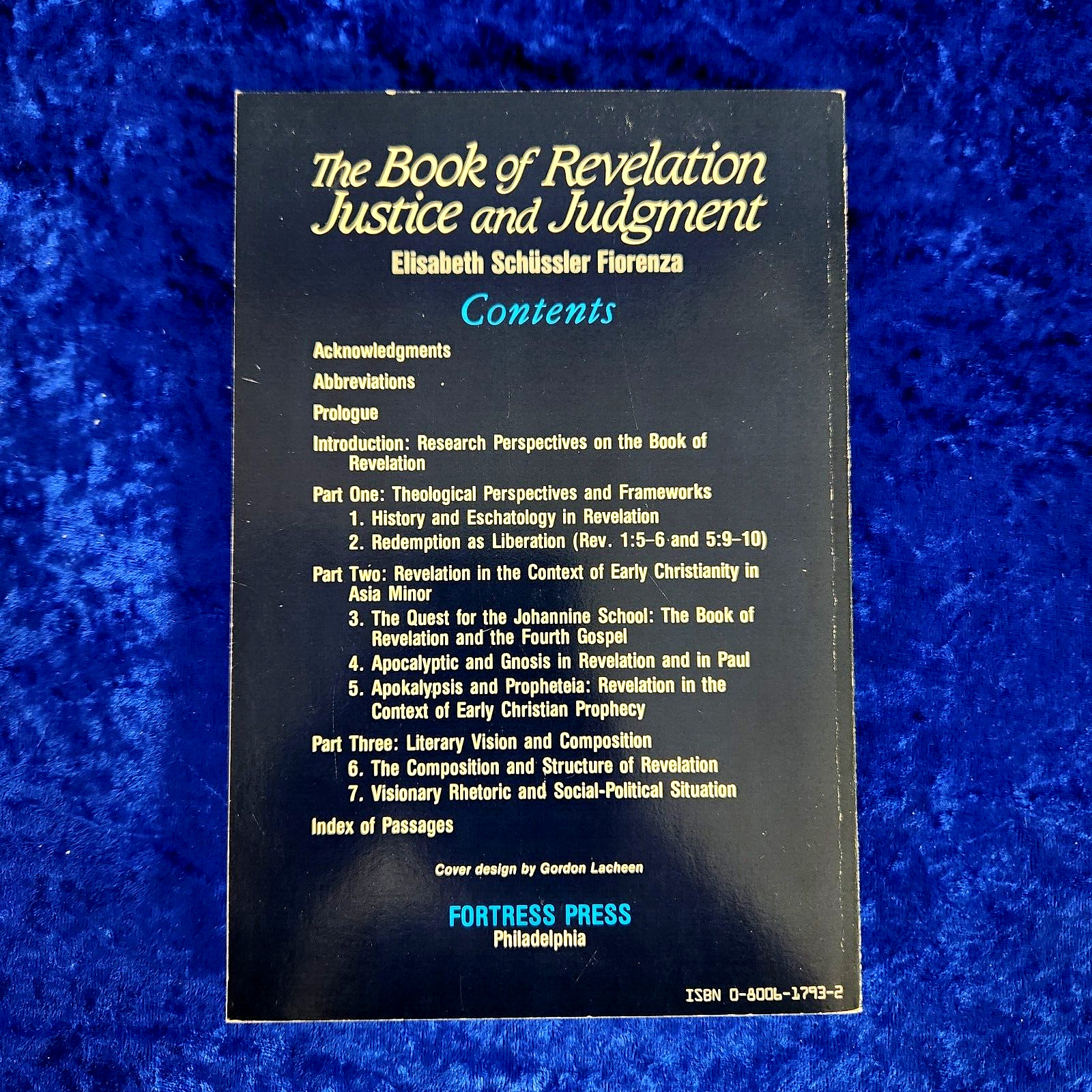 The Book of Revelation: Justice and Judgment by Elisabeth Schussler Fiorenza