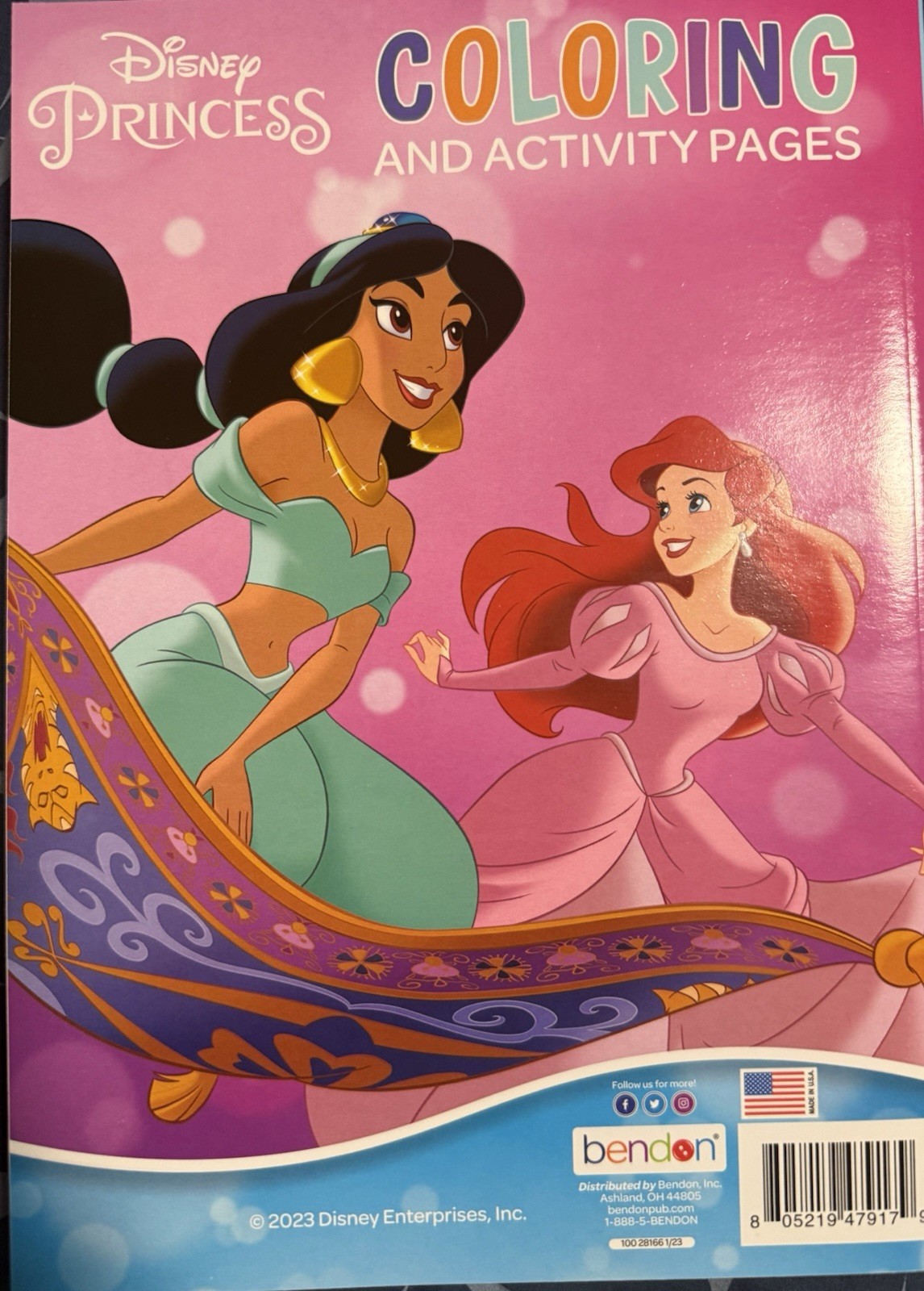 Disney Princess: Coloring Book for Kids. Activity Book for Girls – 400 Pages