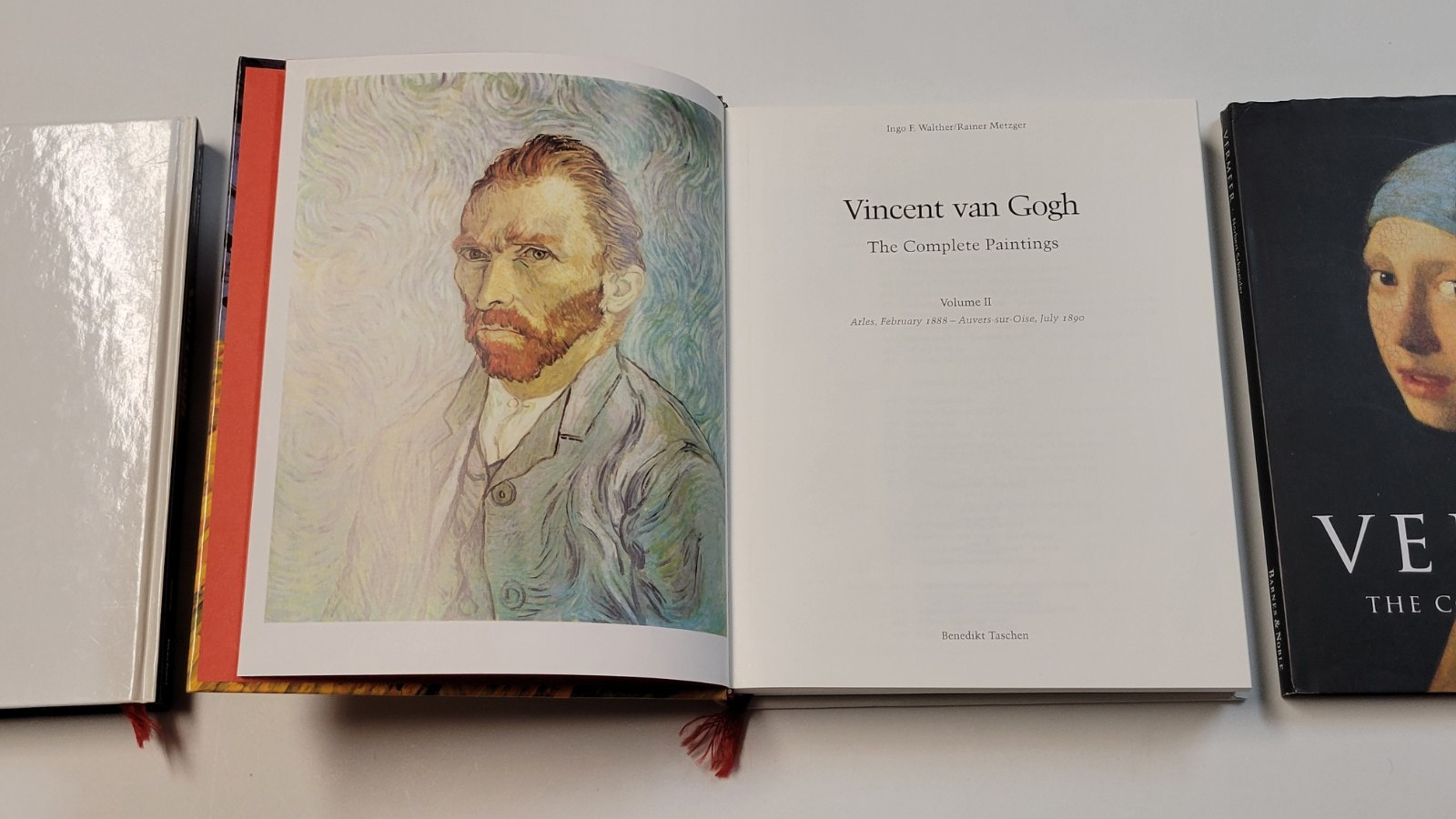 Vincent Van Gogh: The Complete Paintings (2 Volume Set) Hardcover & Vermeer Book
