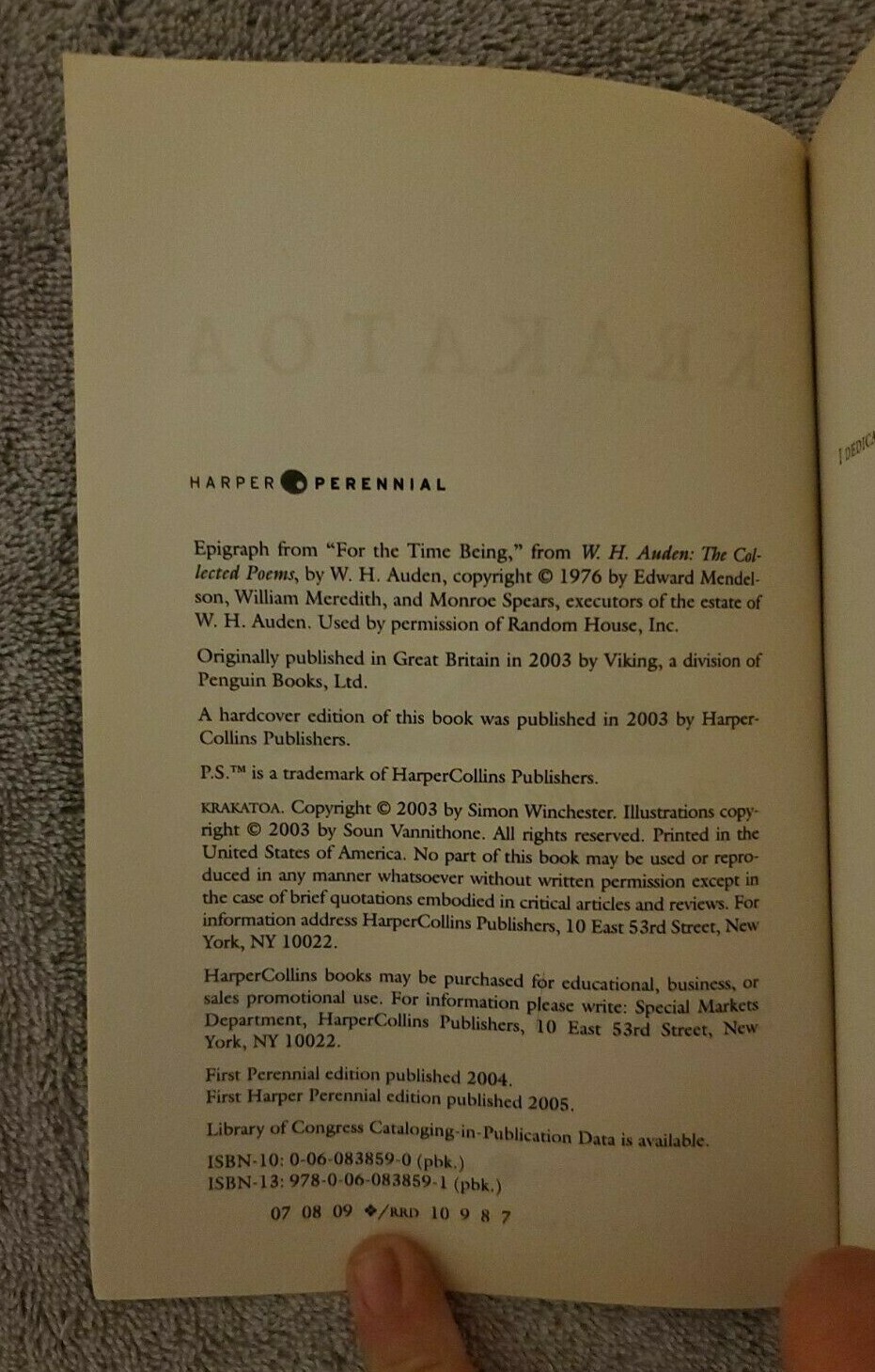 P. S. Ser.: Krakatoa : The Day the World Exploded: August 27 1883 by Simon Winch