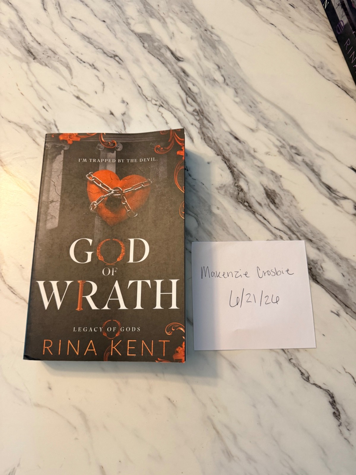 OOP (Out of Print) Legacy of Gods Series by Rina Kent Paperback