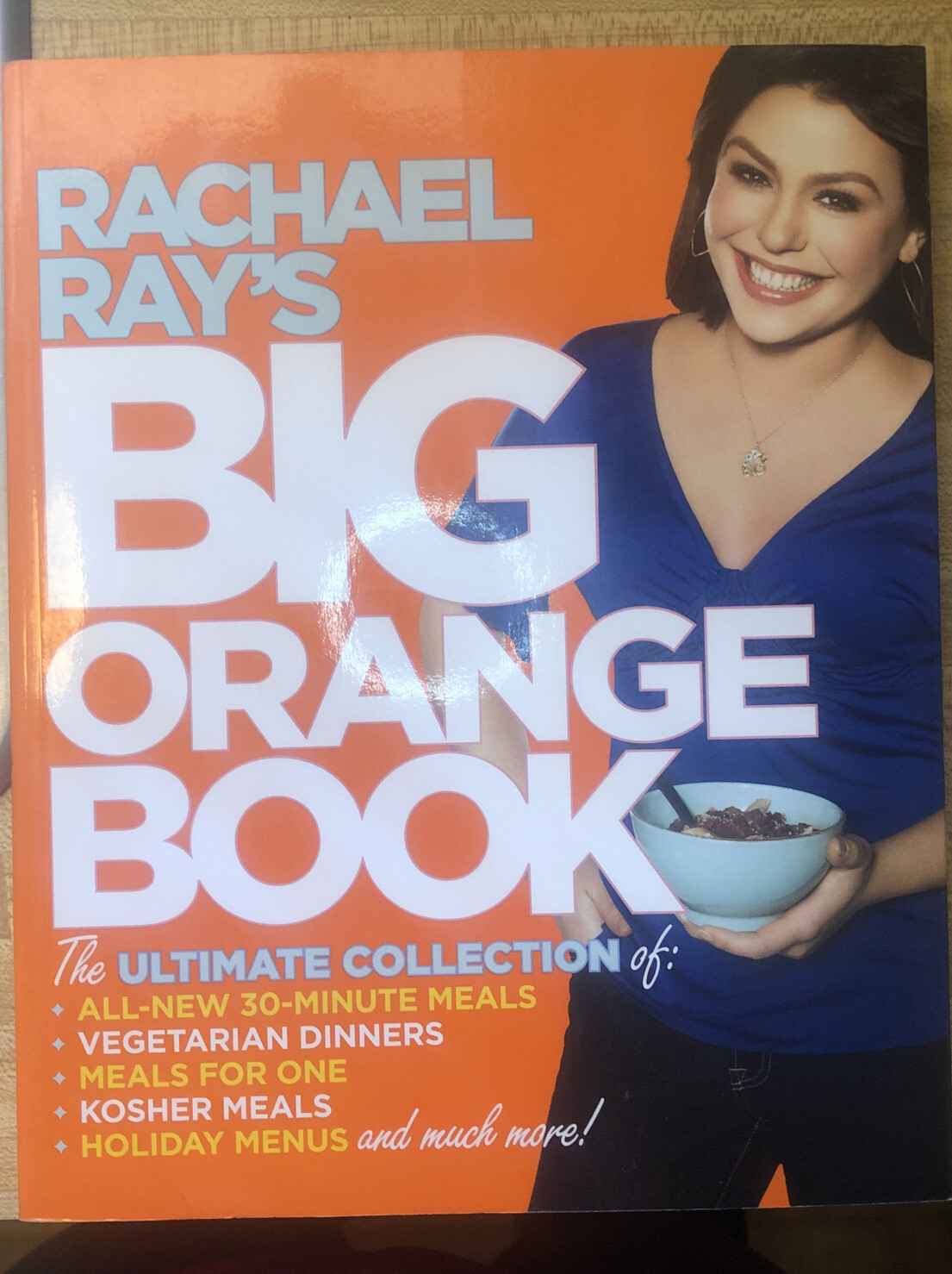 Rachael Ray’s Big Orange Book Cookbook Signed (3lb) First Edition