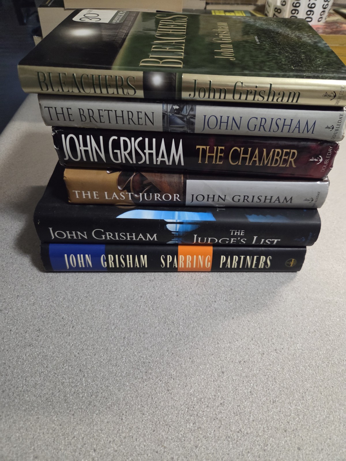 John Grisham. Lot Of 6 Hardcover Legal Crime Thriller
