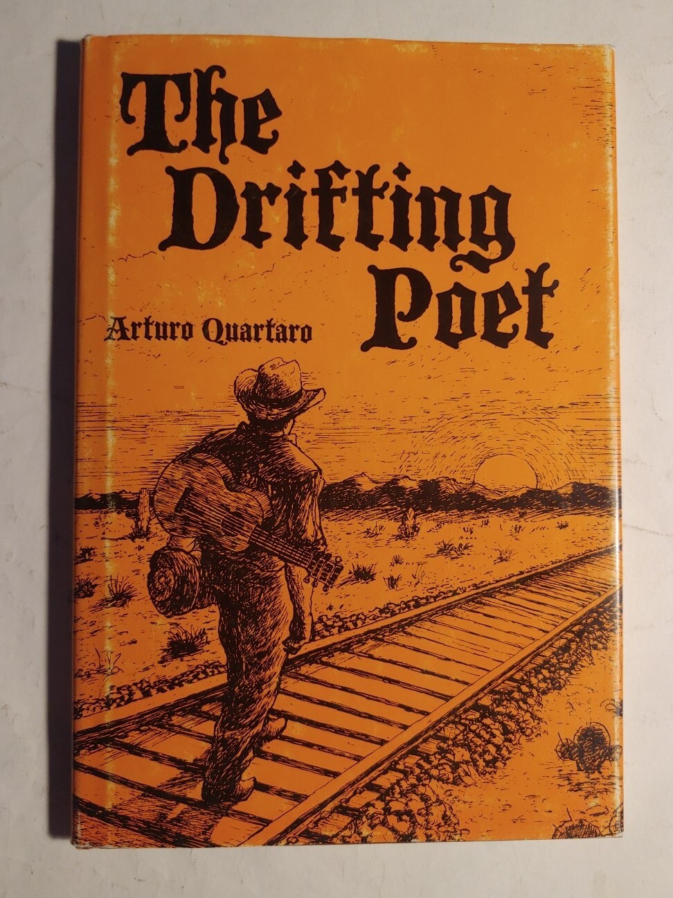 SIGNED! THE DRIFTING POET, Arturo Quartaro, 1st EDITION Hard Cover