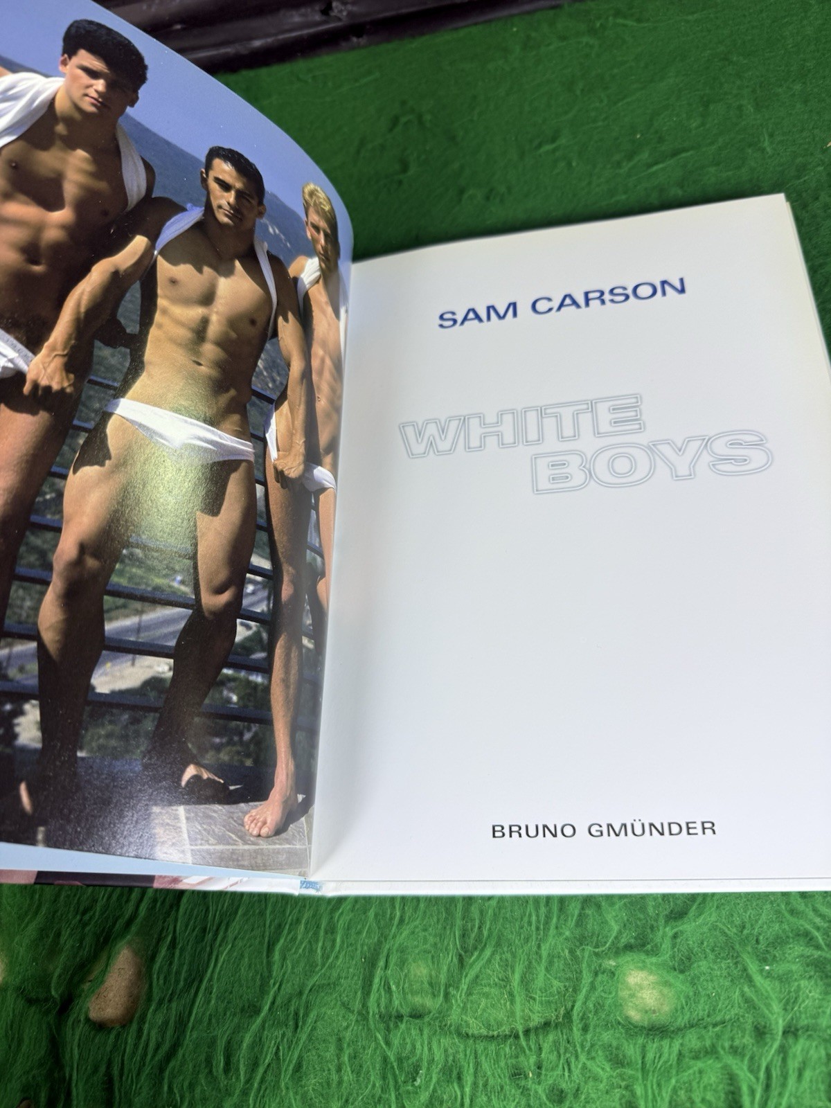 WHITE BOYS By Sam Carson 2005 Photo Hardcover Book Bruno Gmunder Gay Interest