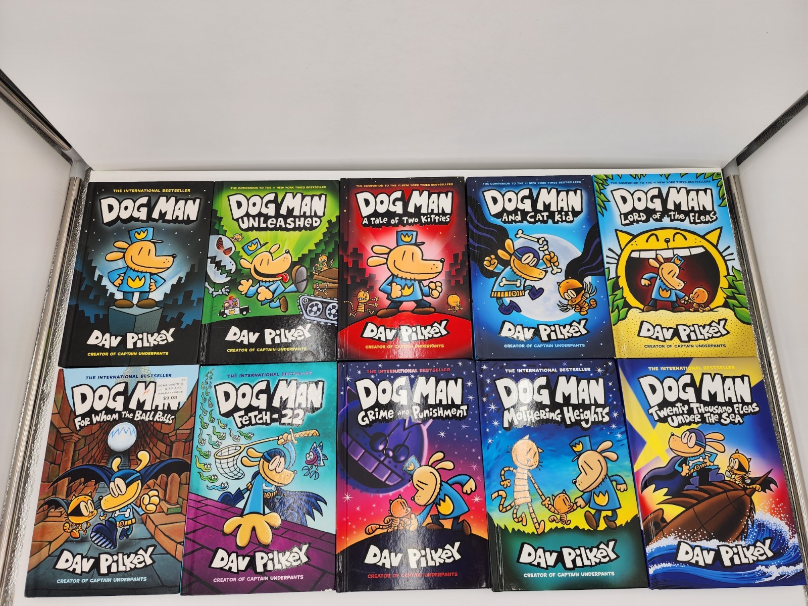 Lot of 19 Dog Man (1-11) Cat Kid Captain Underpants HC Books By Dav Pilkey