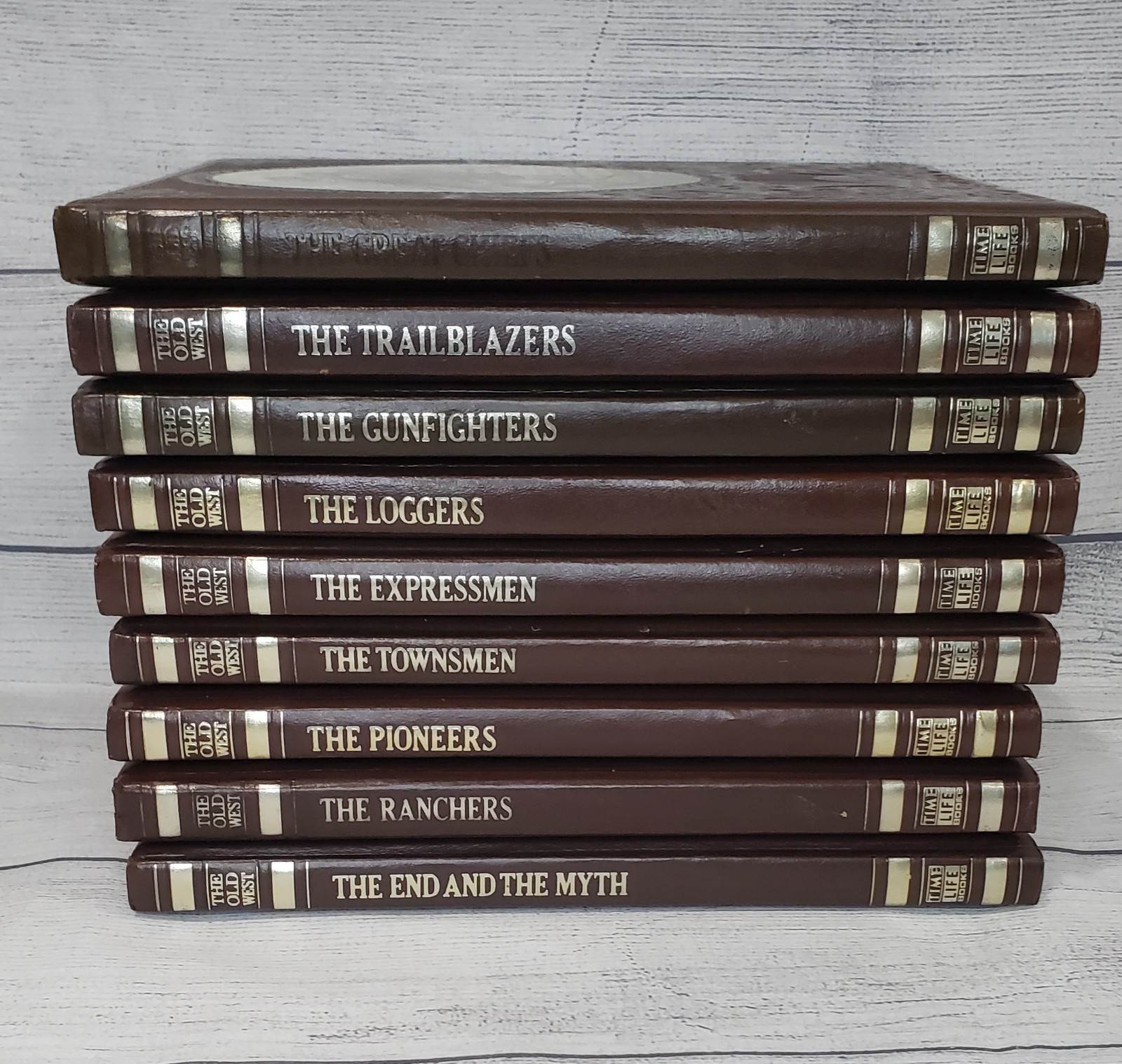 Time Life Books The Old West Series Set of 9 Hardcover 1974 Embossed Cover
