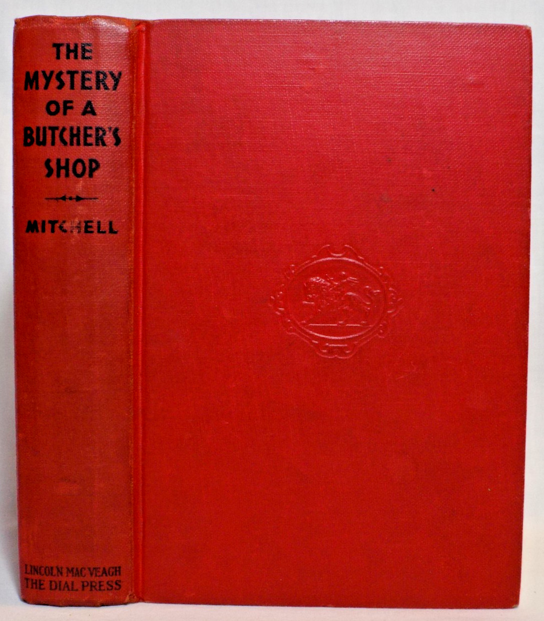 The Mystery of a Butcher’s Shop by Gladys Mitchell, 1930 1st, HC, Mrs. Bradley