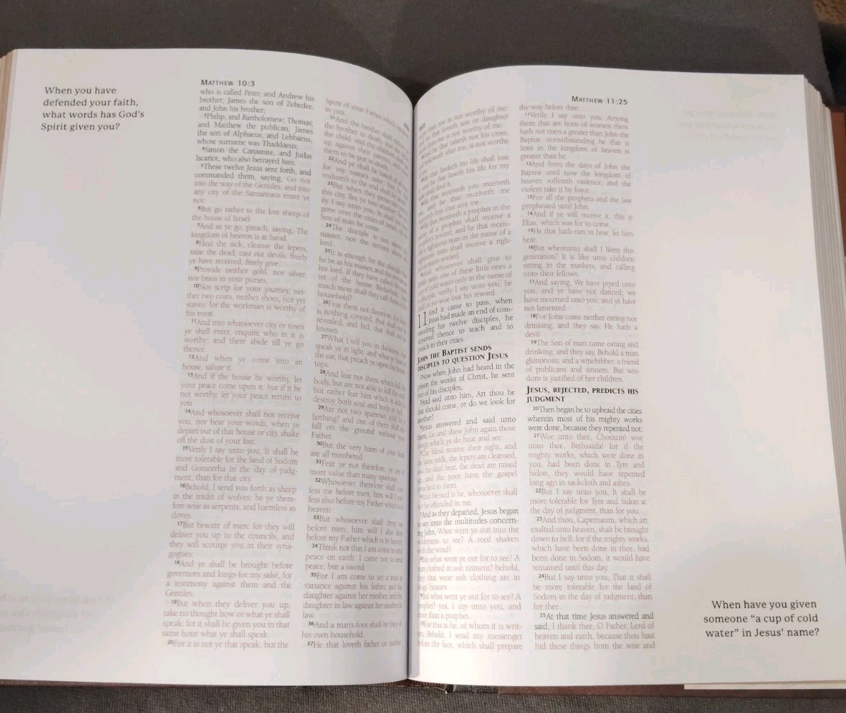 KJV Journaling Bible with Prompts [Copper Leaf] by Compiled by Barbour Staff