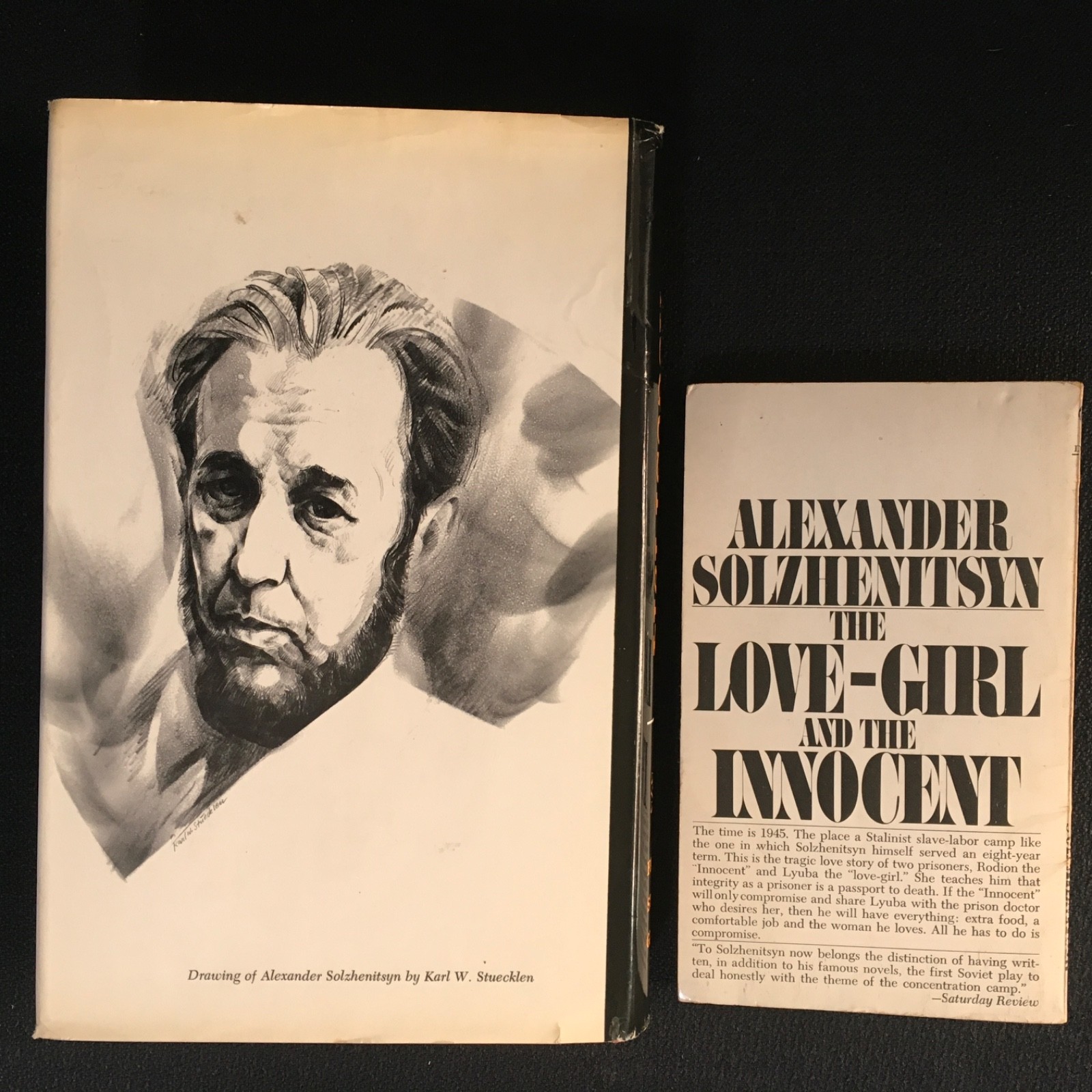 Lot ALEXANDER SOLZHENITSYN 1st US Ed HC/DJ AUGUST 1914 + LOVE-GIRL & INNOCENT pb