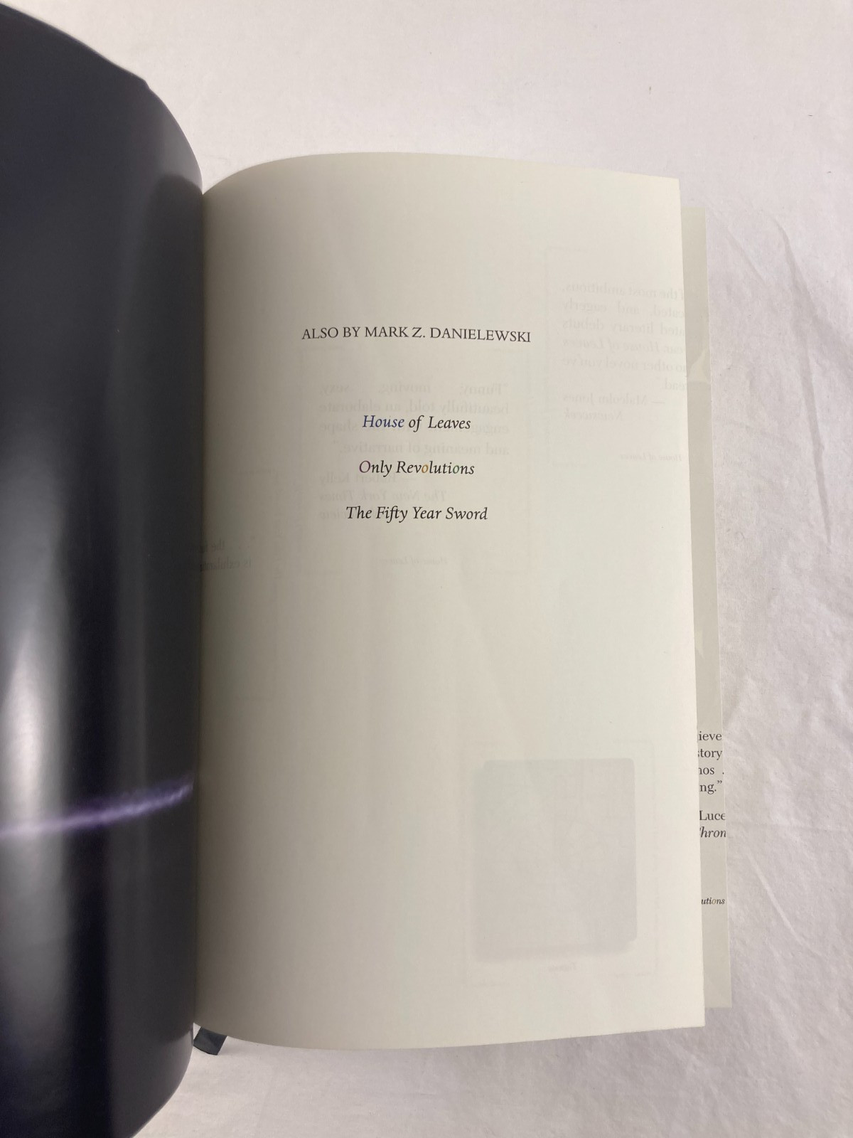 The Familiar Volume 1 One Rainy Day in May Mark Z. Danielewski 1st Ed. 1st Print