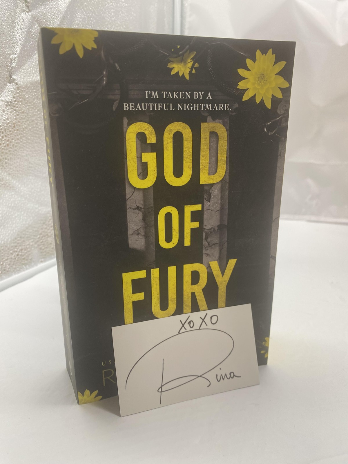 God of Fury by Rina Kent – Deluxe Edition with a Digitally Signed Bookplate