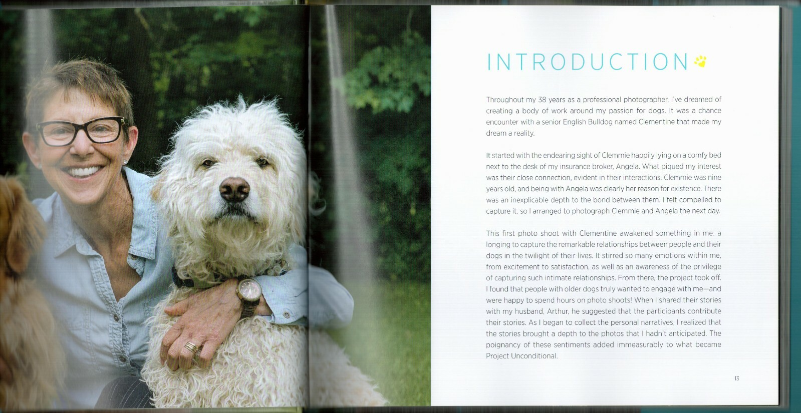 UNCONDITIONAL: Older Dogs, Deeper Love by Jane Sobel Klonsky, 2016, 208 pages