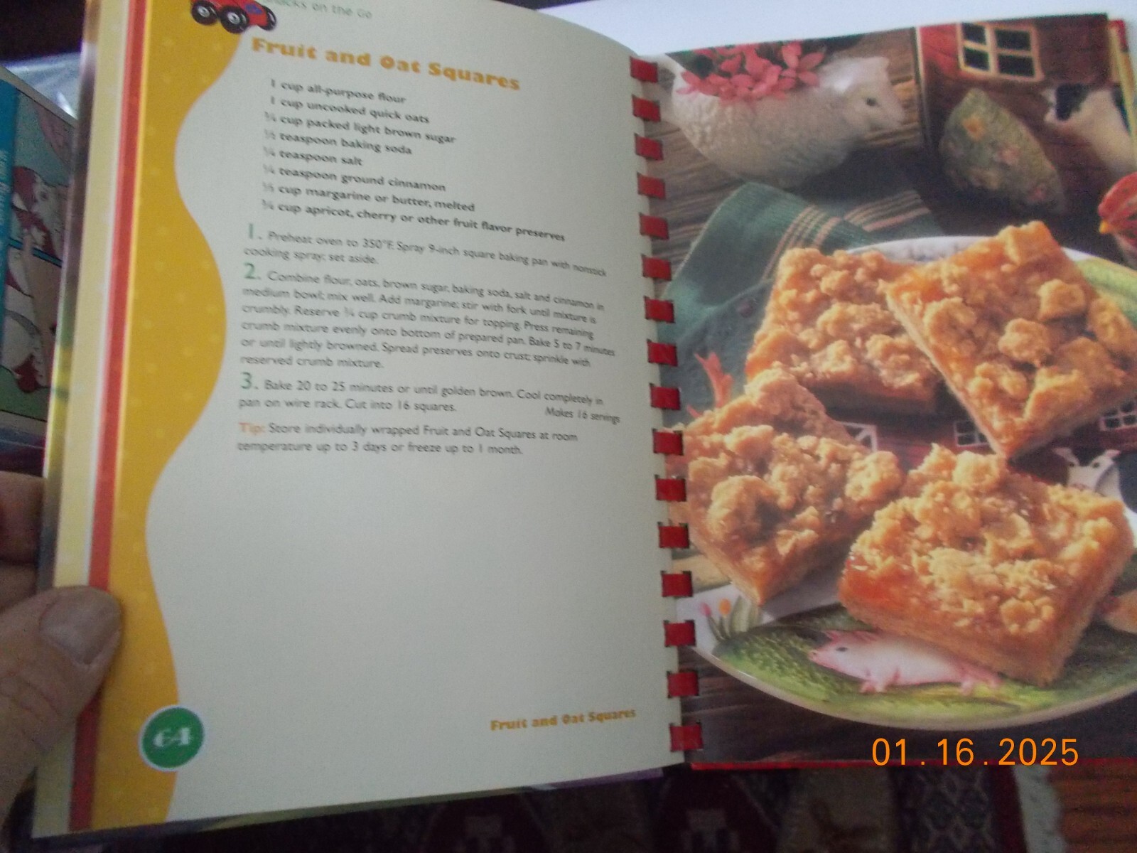 Silly Snacks Spiral Bound Hardcover Recipe Book 222 Pages, with color photos