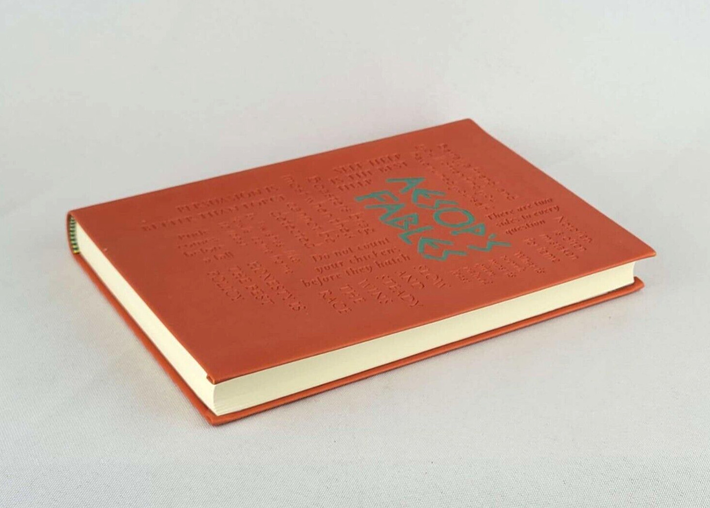 AESOP’S FABLES Illustrated by Arthur Rackham Flexi Bound Faux Leather Brand NEW