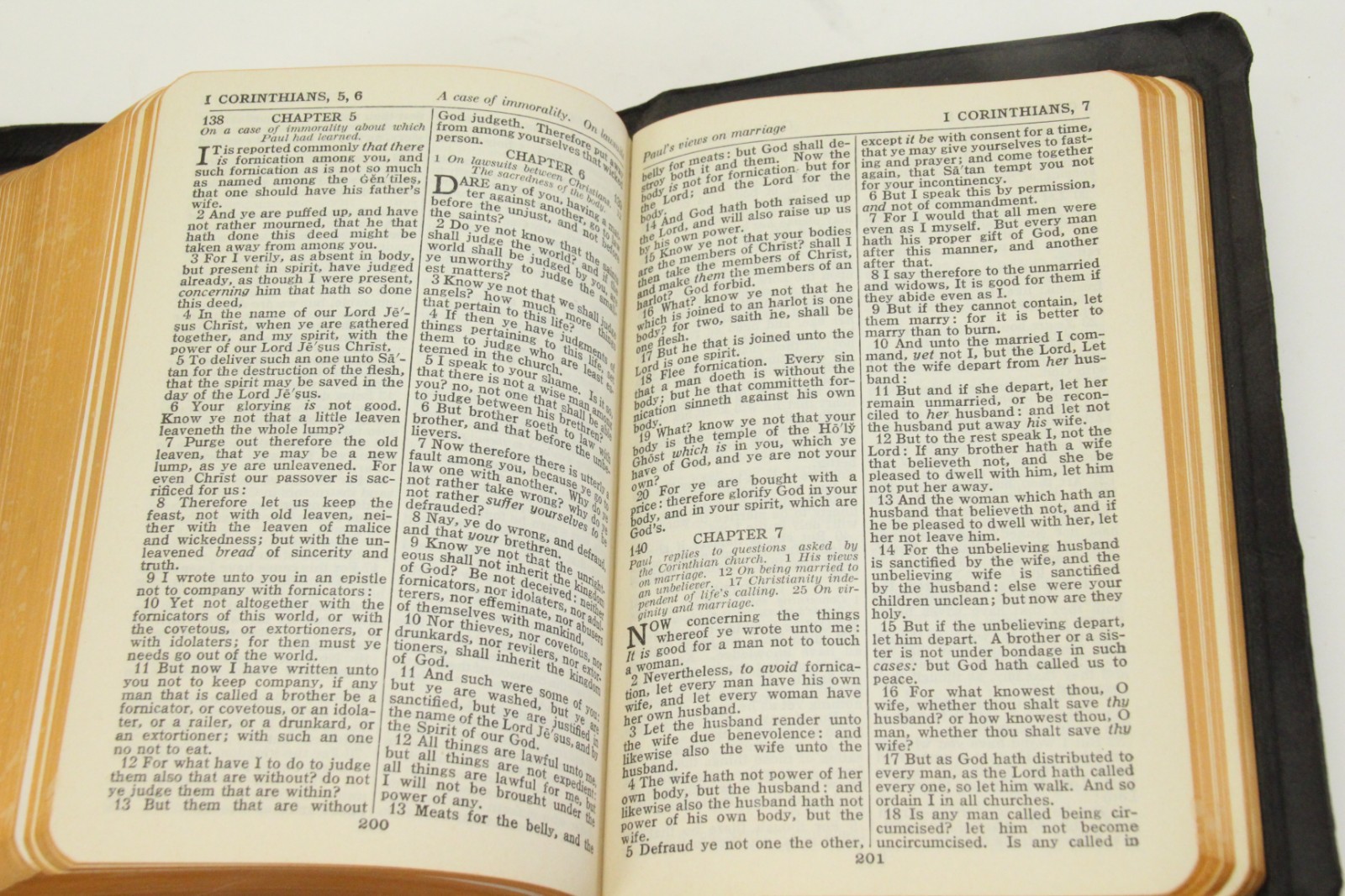 Vintage Holy Bible Self-Pronouncing KJV National Bible Press 119 Leather