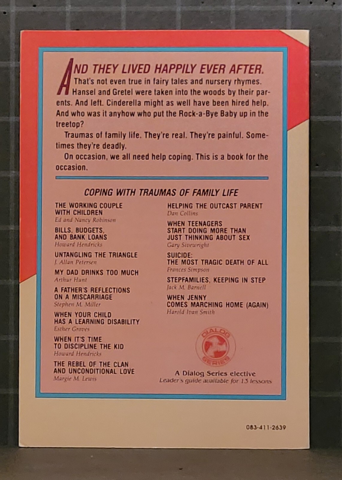 Coping with Traumas of Family Life: by Stephen M. Miller 1989 Paperback 2190