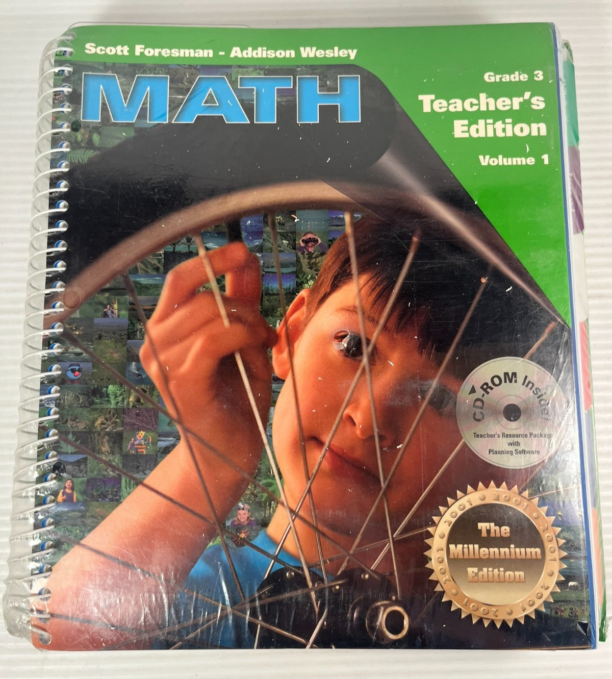 Scott Foresman / Addison Wesley 3rd Grd Math Spiralbound 2 volume TE 0201363860