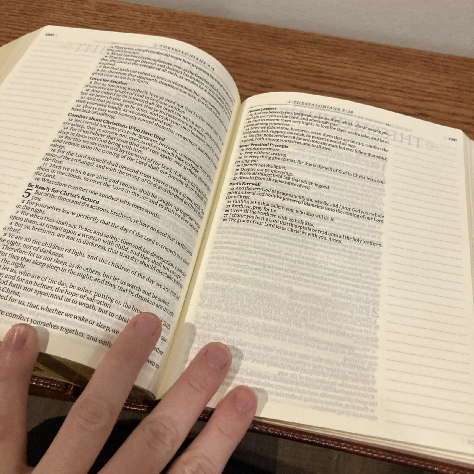 KJV Journaling bible | Note-taking bible | Wide margins
