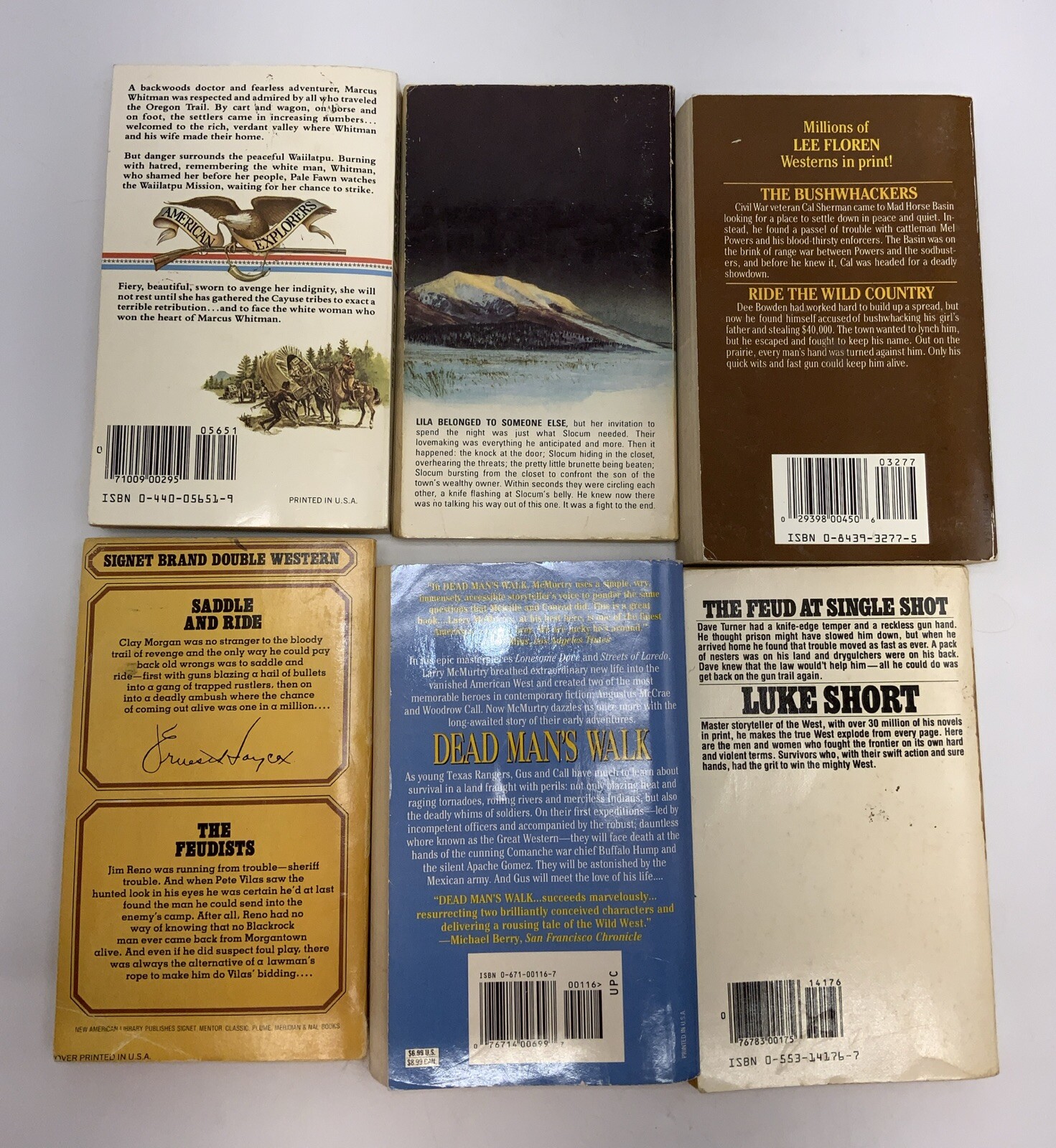 Western Frontier Adventure Book Lot Of 6