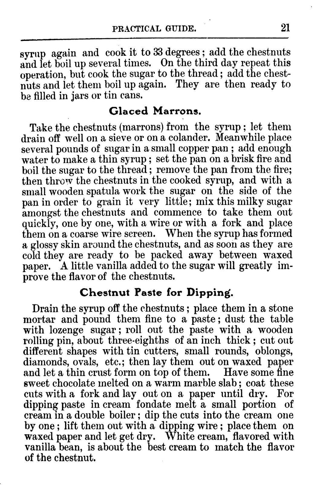 1904 Practical Guide To Candy Making And Soda Dispensing Cook Book 104 Pages