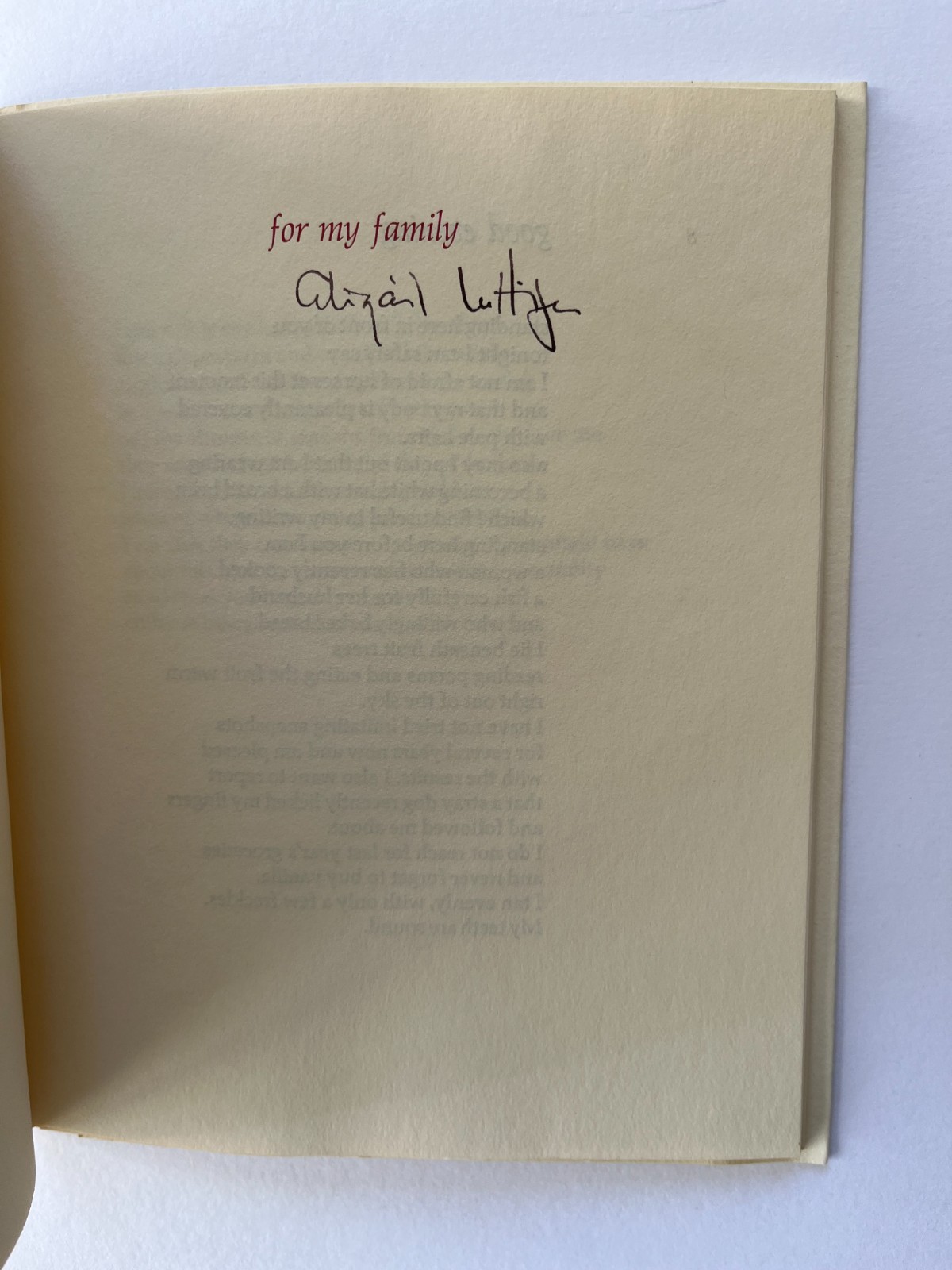 Abigail Luttinger / Good evening and other poems, Ltd SIGNED 1979 Penumbra Press