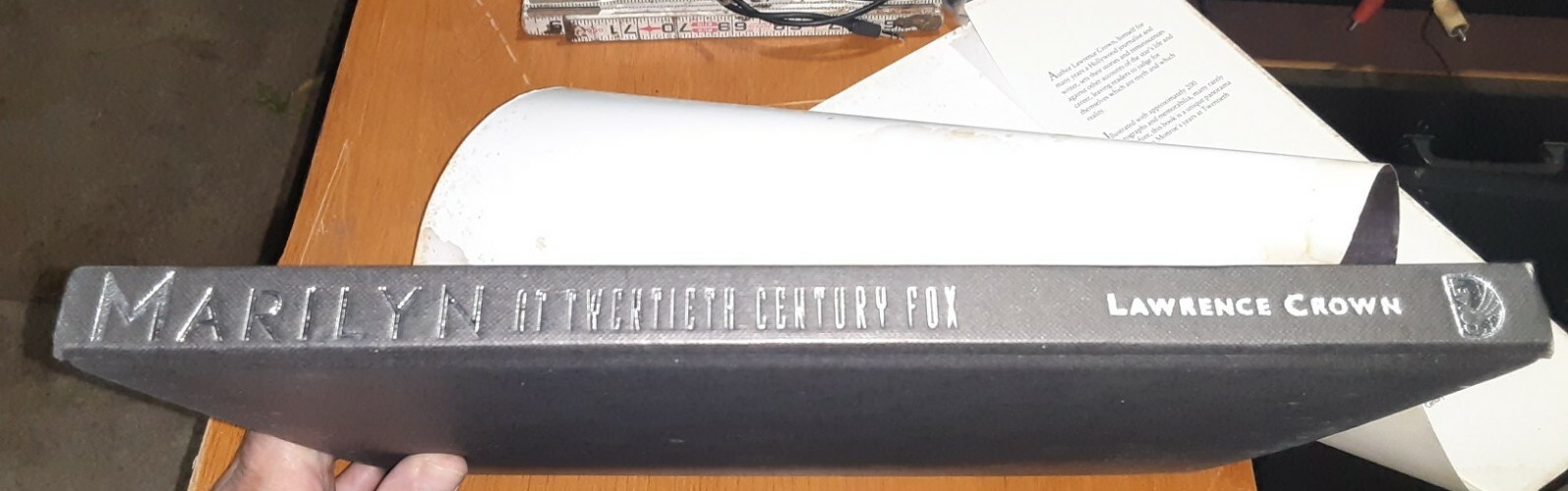 MARILYN at 20th Century Fox 1987 1st UK printing. 220 pages. (SEE PICS).