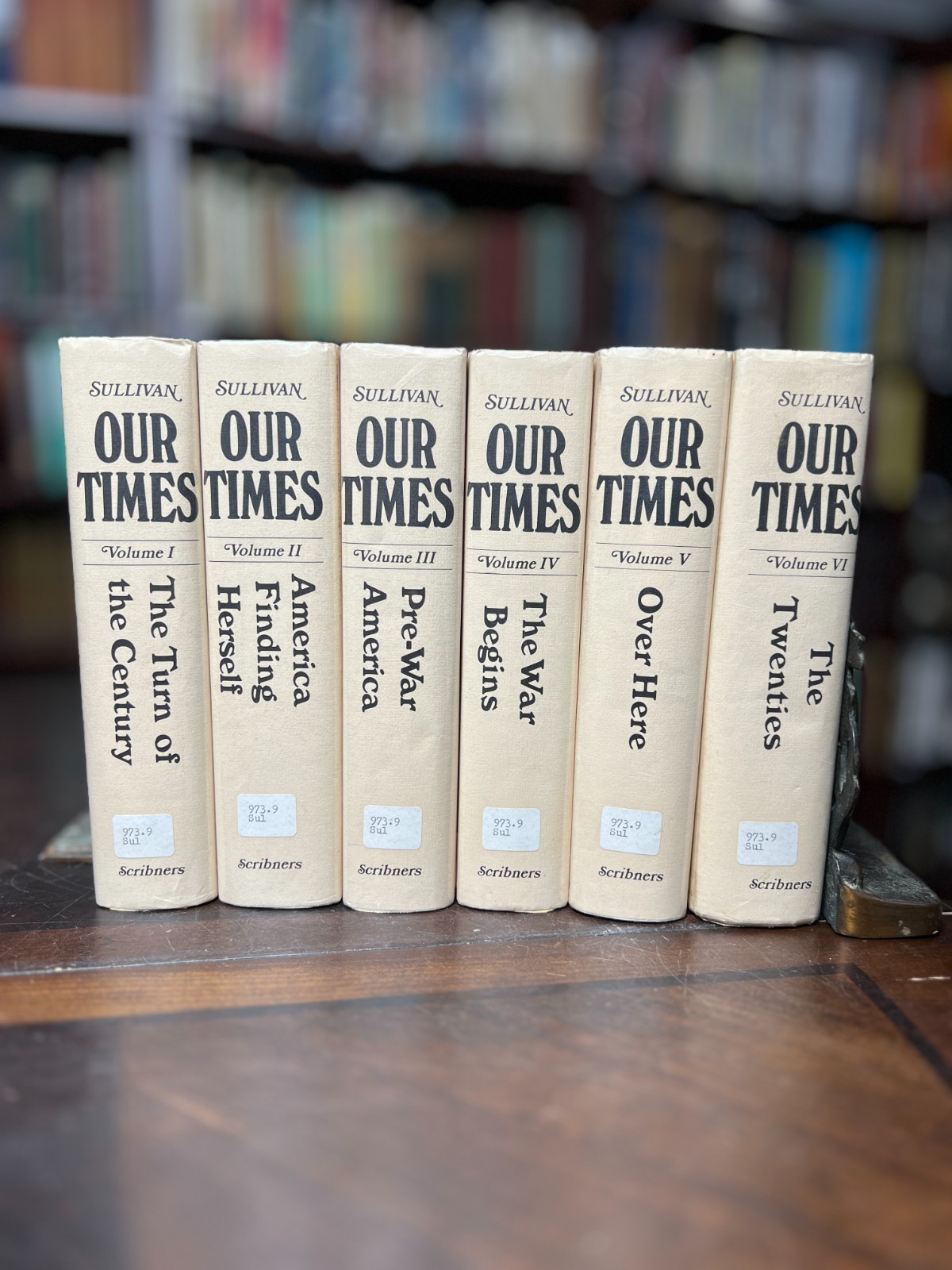Our Times by Mark Sullivan 1972 HC Vol 1 – 6 Complete Ex-Library 5-2