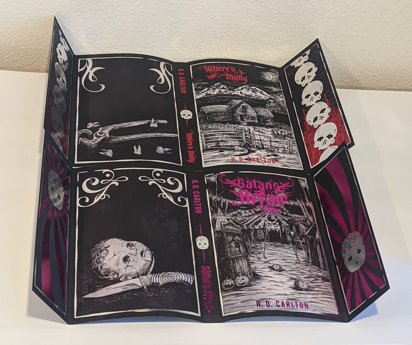 SIGNED H.D. Carlton Where’s Molly & Satan’s Affair Mystic Box Special Edition
