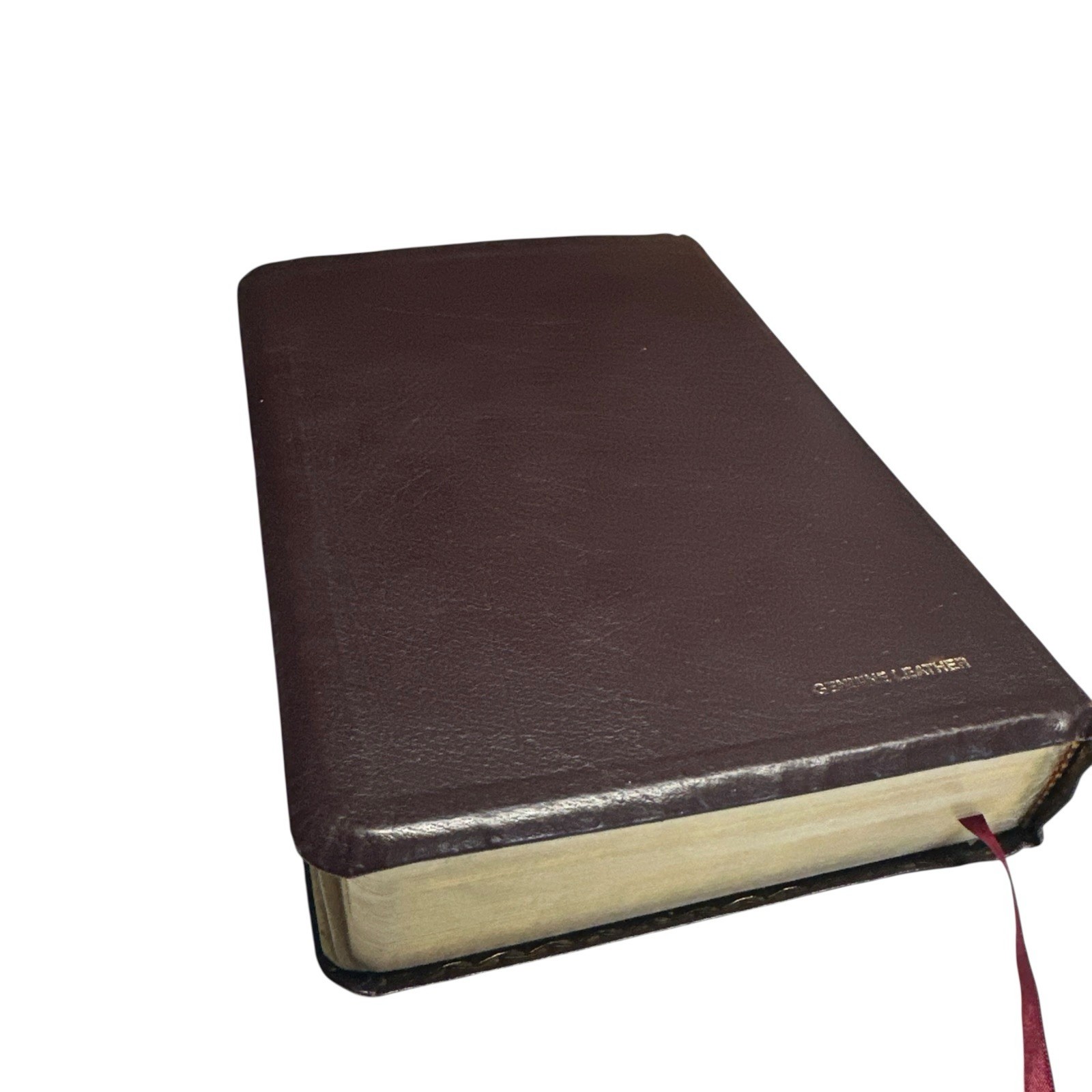 KJV Holy Bible Giant Print Version (Burgundy Leather, 1998) AMG Publishers