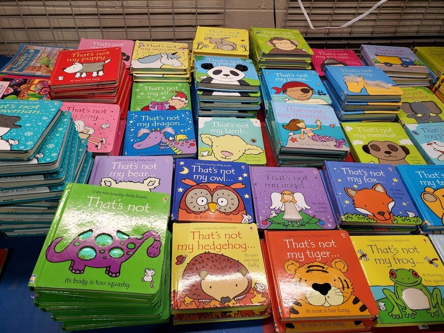 LOT OF 5 USBORNE KIDS TOUCHY-FEELY „THAT’S NOT MY“ BOARD BOOKS – RANDOM *MIX*