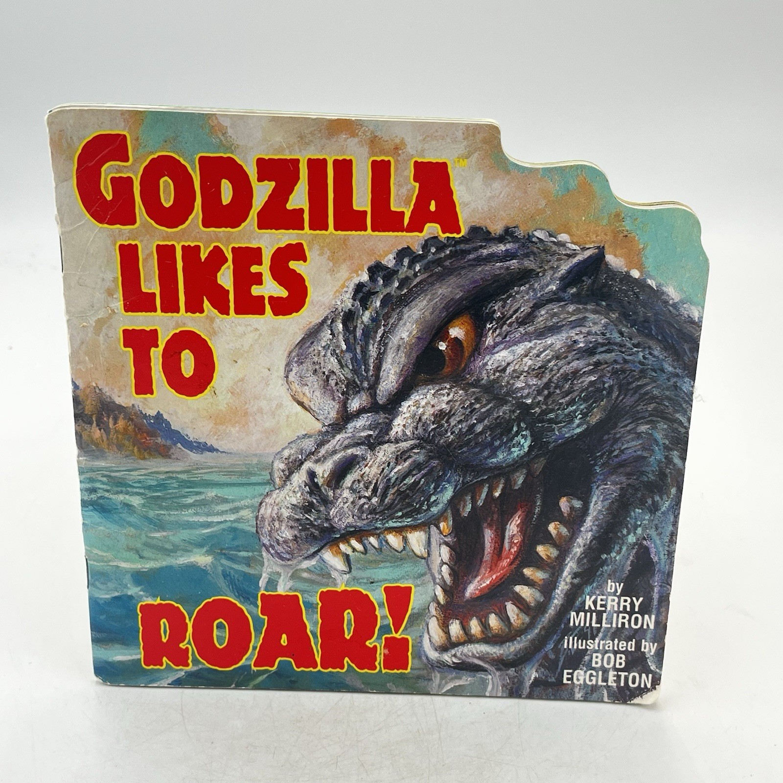 VTG 1998 Godzilla Likes to Roar! Bob Eggleton Milliron Rare Book Rodan Anguirus