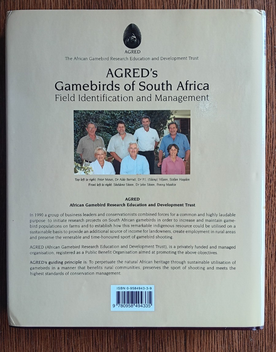 AGRED’s Gamebirds of South Africa : Field Identification and Management