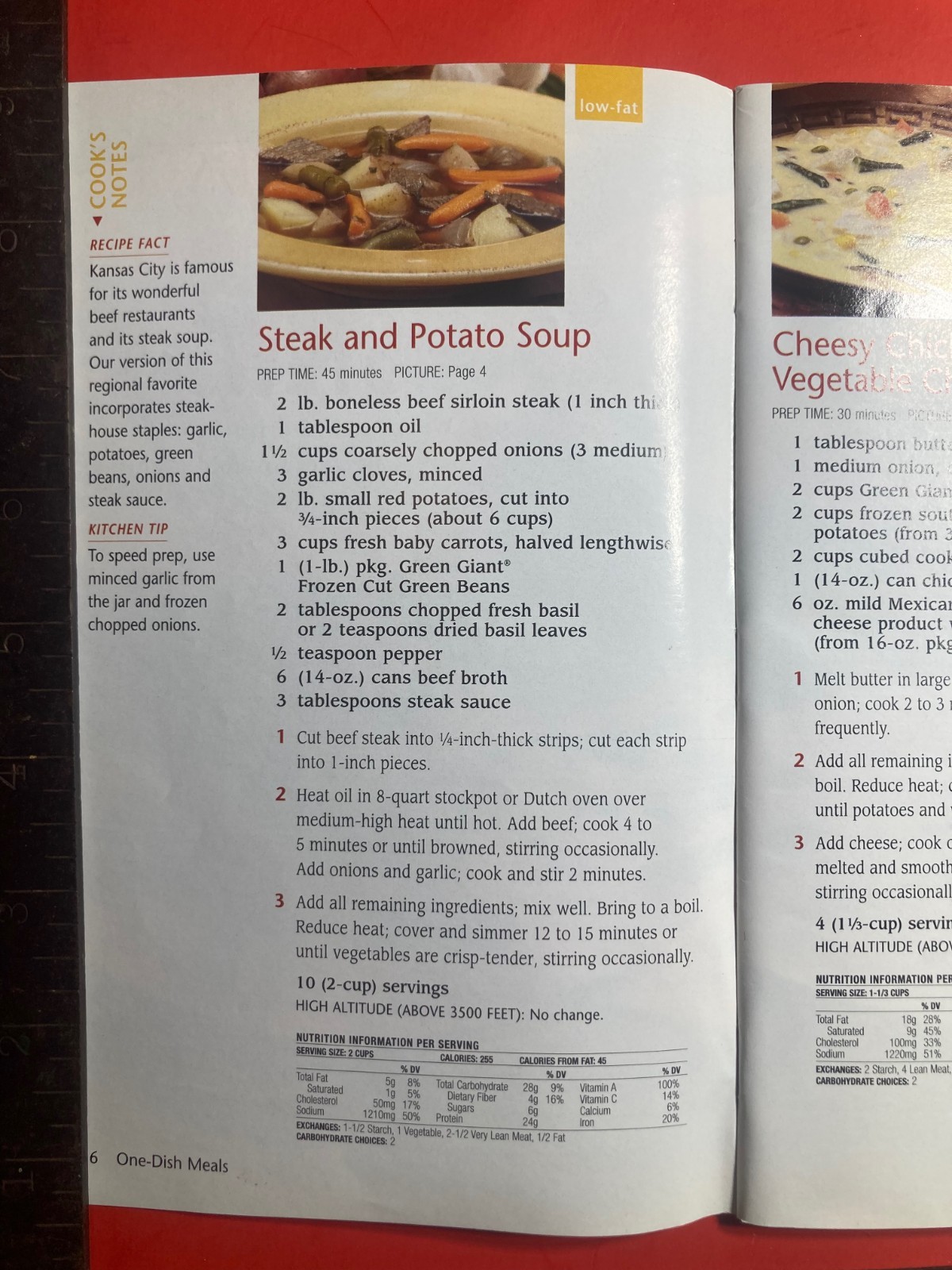 PILLSBURY ONE DISH MEALS RECIPES COOKBOOK 96 PAGES