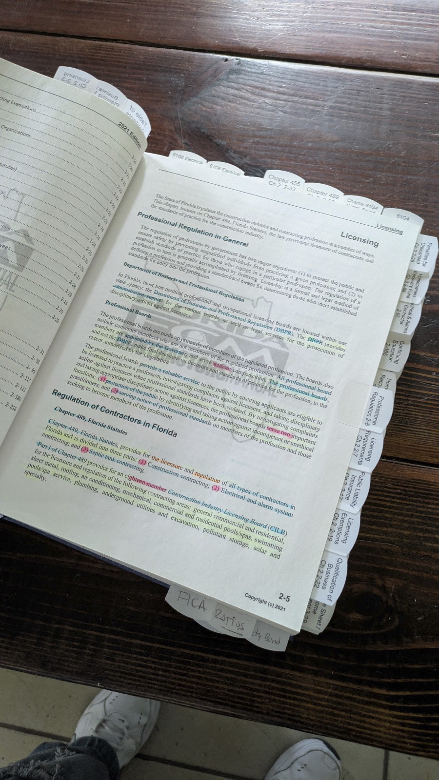 BOOK SET – FLORIDA – BUSINESS & FINANCE EXAM – WITH FLORIDA CONTRACTORS MAN