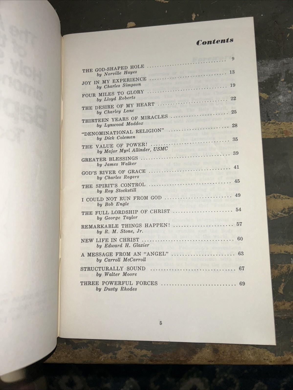 The Acts of the Holy Spirit among Baptists Today 1971 Compilation FGBMFI K50