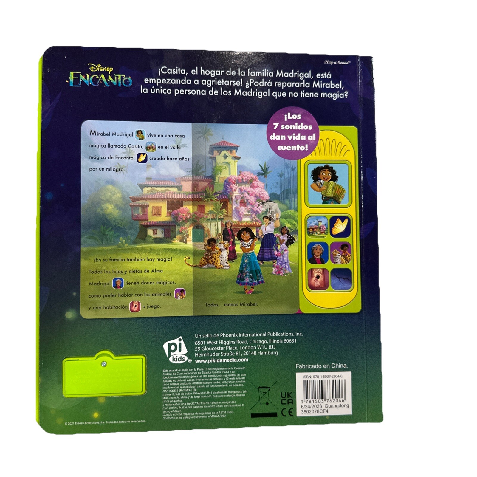 ENCANTO LIBRO MUSICAL 7 BOTONES (Spanish Edition) by DISNEY PRINCESS
