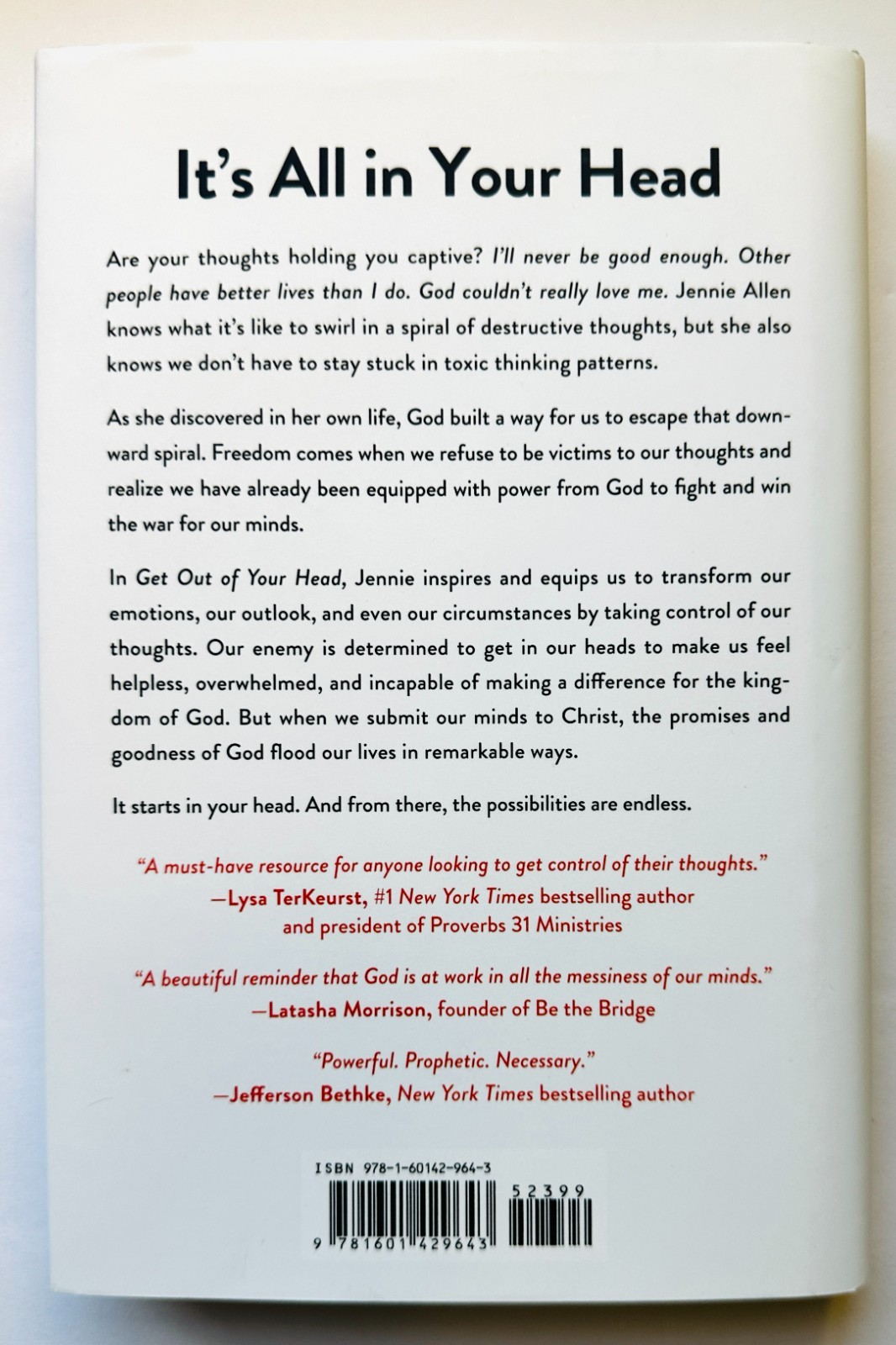 Get Out Of Your Head – Jennie Allen