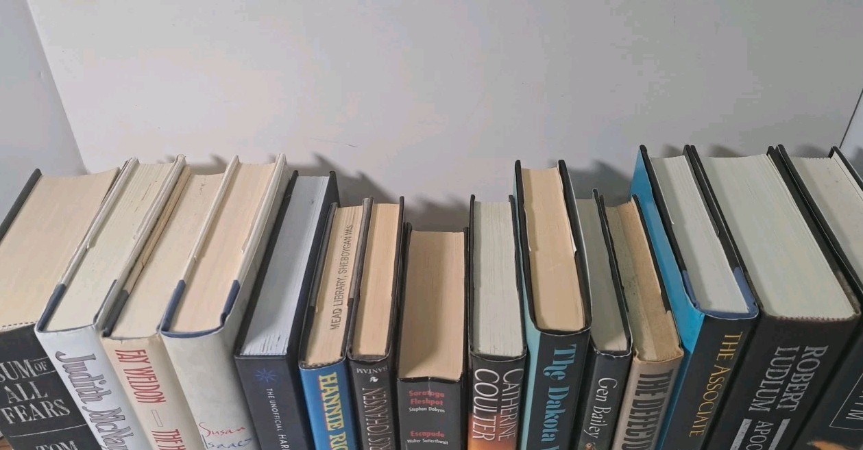 Lot of 15 Hardcover Books Miscellaneous Books Mystery, Romance, Adventure