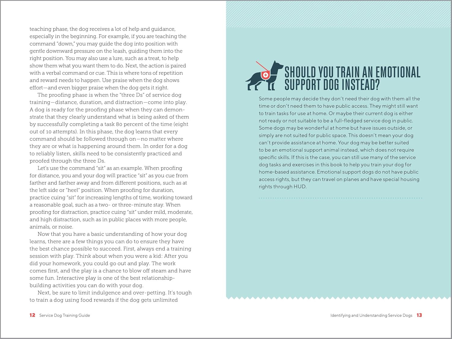 Service Dog Training Guide: a Step-By-Step Training Program for You and Your Dog