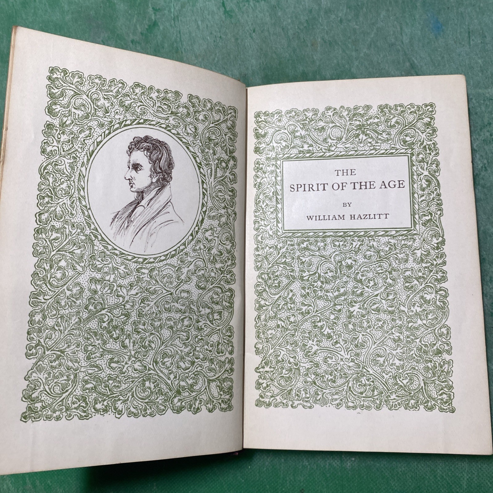 The Spirit Of The Age 1904 By Hazlitt, William [Leather Bound] Oxford Press